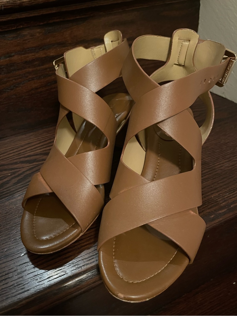 Michael Kors  Strappy Block Heel Sandals